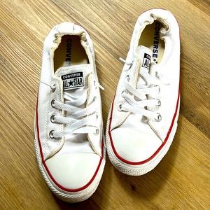 Converse slip on sneakers, size 9.5, barely worn!